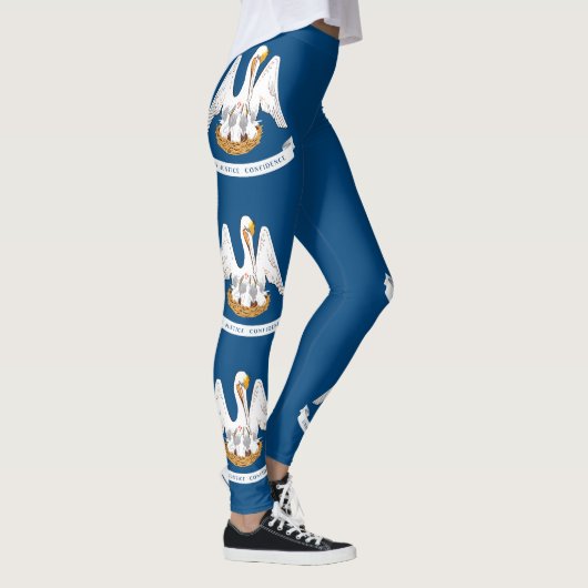 de vlag van de staat Louisiana Leggings (Rechts)