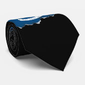 de vlag van de staat Louisiana Stropdas (Opgerold)