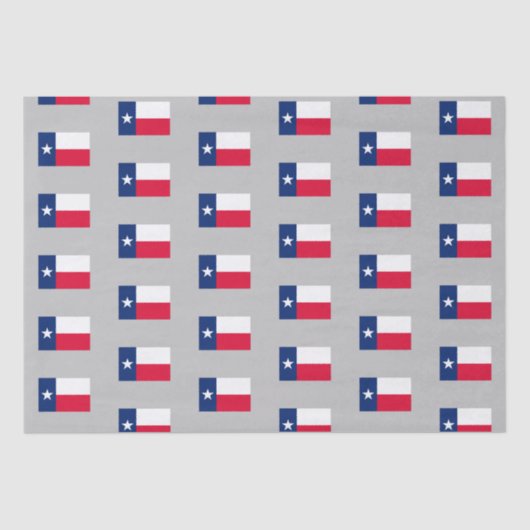De vlag van de staat Texas, Tissuepapier (Voorkant)