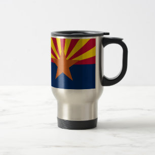 De Vlag van de Staat van Arizona Reisbeker