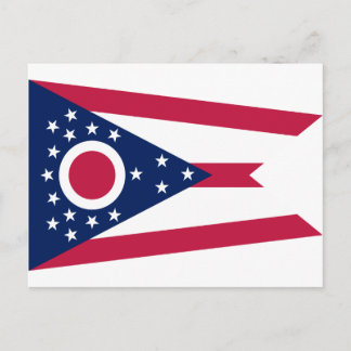 De Vlag van de Staat van Ohio Briefkaart