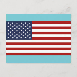 De vlag van de Verenigde Staten Briefkaart