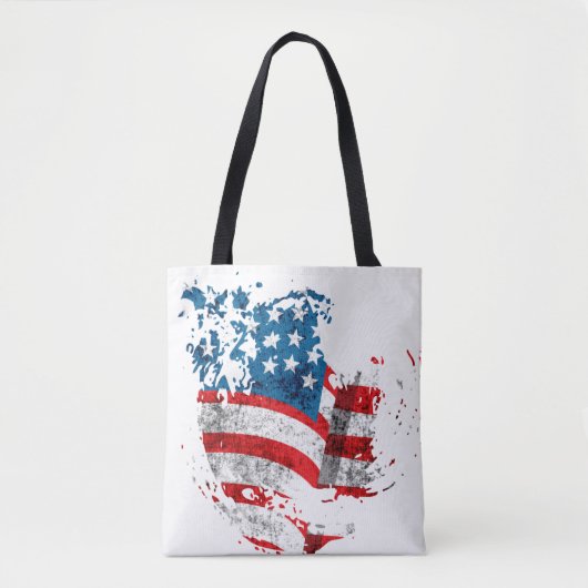 de vlag van de Verenigde Staten van Amerika Draagtas (Voorkant)