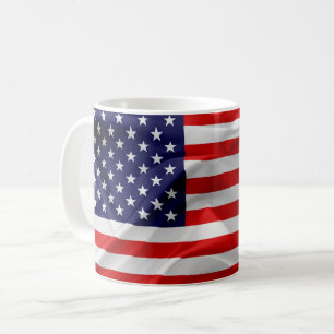 De vlag van de Verenigde Staten van Amerika Koffiemok