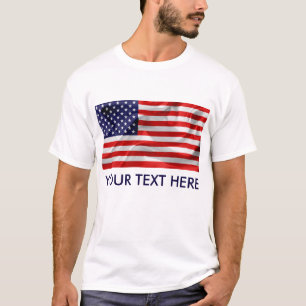 De vlag van de Verenigde Staten van Amerika T-shirt