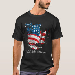 de vlag van de Verenigde Staten van Amerika T-shirt