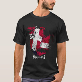 de vlag van Denemarken T-shirt