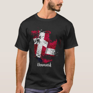 de vlag van Denemarken T-shirt