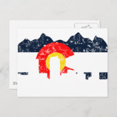 De Vlag van Denver Colorado Briefkaart (Voorkant / Achterkant)