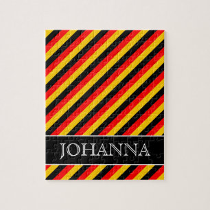 De vlag van Duitsland inspireerde het Gekleurde Legpuzzel