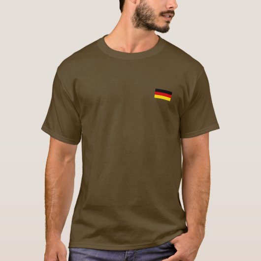 De vlag van Duitsland T-shirt (Voorkant)
