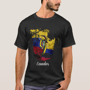 de vlag van Ecuador T-shirt