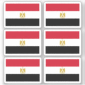 De vlag van Egypte - een collectie Sticker (Voorkant)