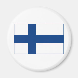 De Vlag van Finland Magneet