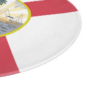 De vlag van Florida: Sunshine State of Floridians Snijplank (Hoek)