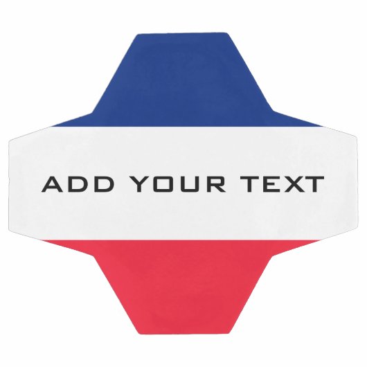 De vlag van Frankrijk gepersonaliseerd Voetbal (Enkel)