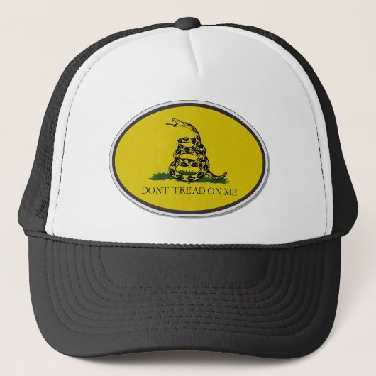 De vlag van Gadsden kan me niet lezen op mijn ovaa Trucker Pet (Voorkant)