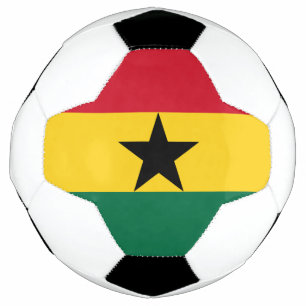 De Vlag van Ghana Voetbal