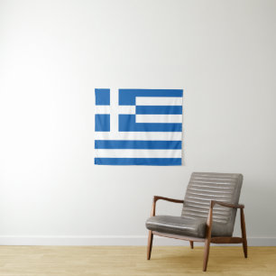 De vlag van Griekenland Wandkleed