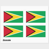 De vlag van Guyana, Guyana Rechthoekige Sticker (Vel)