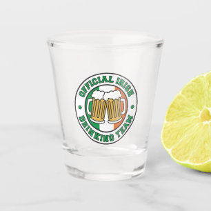de vlag van het ierse Drink team Shot Glas