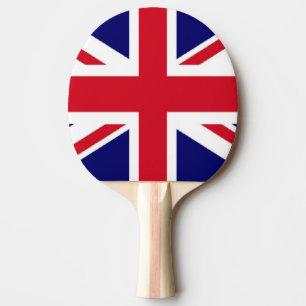 De Vlag van het Verenigd Koninkrijk Tafeltennisbatje