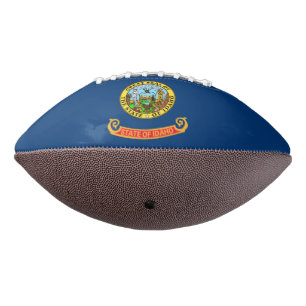 De vlag van Idaho: de Gem State, America Mountain  American Football