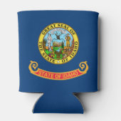 De vlag van Idaho: de Gem State, America Mountain  Blikjeskoeler (Achterkant)
