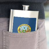 De vlag van Idaho: de Gem State, America Mountain Flacon (Voorbeeld)