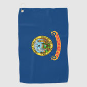 De vlag van Idaho: de Gem State, America Mountain Golfhanddoek (Voorkant)