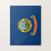 De vlag van Idaho: de Gem State, America Mountain  Legpuzzel (Verticaal)