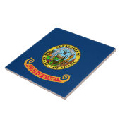 De vlag van Idaho: de Gem State, America Mountain  Tegeltje (Zijkant)