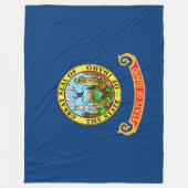 De vlag van Idaho Fleece Deken (Voorkant)