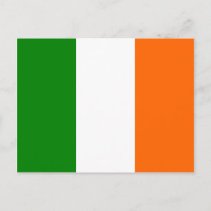 De vlag van Ierland Briefkaart