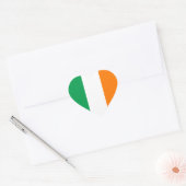 De vlag van Ierland Heart Sticker (Envelop)