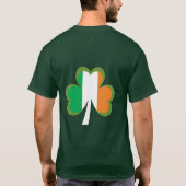 De vlag van Ierland invullen T-shirt (Achterkant)