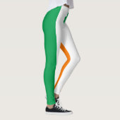 De vlag van Ierland Shamrock Leggings (Rechts)