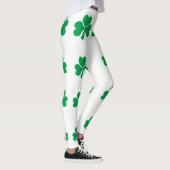 De vlag van Ierland Shamrock Leggings (Rechts)