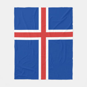 De Vlag van IJsland Fleece Deken