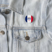 De vlag van Iowa Ronde Button 3,2 Cm (In situ)