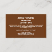 De vlag van Iowa Visitekaartje (Achterkant)