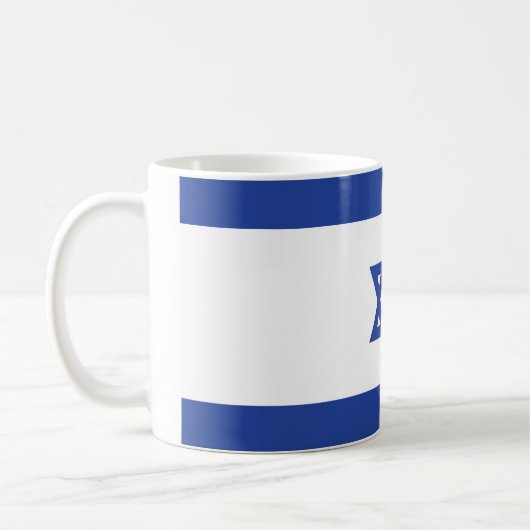 De vlag van Israël Koffiemok (Links)
