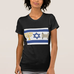 De Vlag van Israël T-shirt