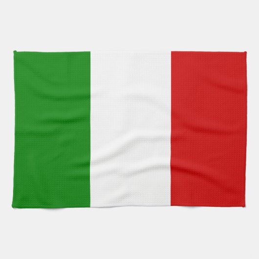 De vlag van Italië Theedoek (Horizontaal)