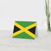 De Vlag van Jamaïca Kaart (Achterkant)