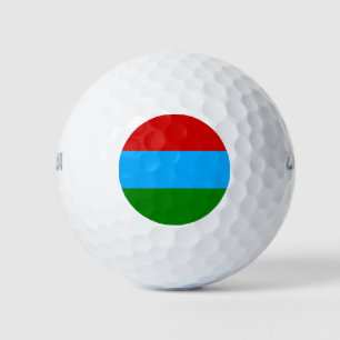 De vlag van Karelië Golfballen