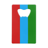 De vlag van Karelië Kredietkaart Flessenopener (Achterkant)