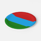 De vlag van Karelië Papieren Bordje (Gekanteld)