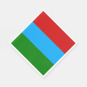 De vlag van Karelië Servet (Hoek)