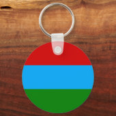 De vlag van Karelië Sleutelhanger (Voorkant)